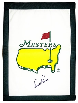 Arnold Palmer Autographed Golf Flag